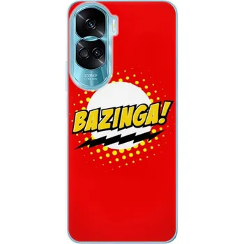 Pouzdro na mobilní telefon Silikonové pouzdro iSaprio - Honor 90 Lite 5G - Bazinga 01 (Odolný silikonový kryt, obal, pouzdro iSaprio - Honor 90 Lite 5G - Bazinga 01 - skvělá ochrana a pružnost, stylový UV potisk, lehkost, tiskne se v České republice)