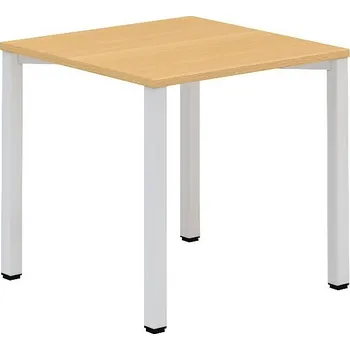 Nábytek Interiér Říčany Stůl kancelářský ALFA 200 VZORNÍK BAREV DESKY: 04 BÍLÁ, BARVA PODNOŽÍ: ŠEDÁ