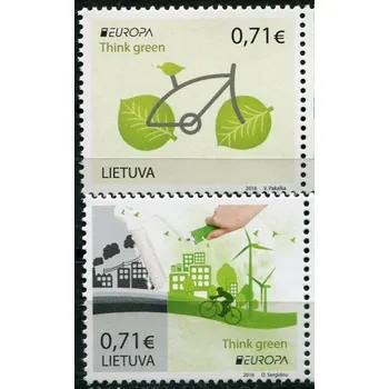 Poštovní známka (2016) MiNr. 1217 - 1218 ** - Litva - EUROPA: Think green