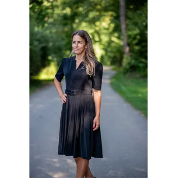 Dámské šaty Šaty Kichic Paris K5687 barva: černá, velikost: L