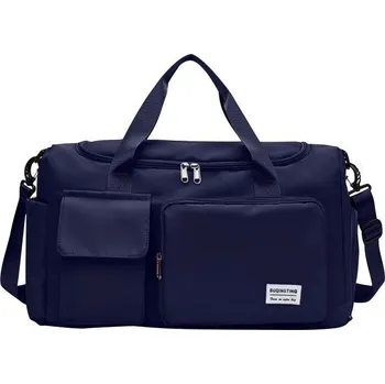 Sportovní taška Velkokapacitní cestovní Gym sportovní taška - Tmavě modrá