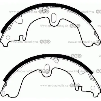 Brzdový buben Brzd.čelisti FSB 241 - FSB241 - Toyota