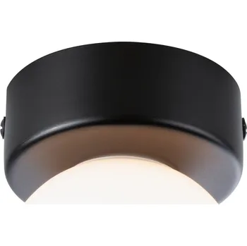 Nástěnné svítidlo Paulmann 71068 Gove, koupelnové stropní svítidlo 1xG9 max. 20W, černá, průměr 8cm, IP44