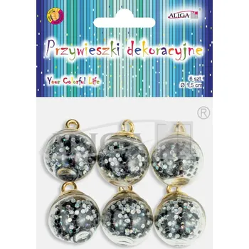 Skříňka na klíč aliga ALIGA přívěšek ZWD-0477 1.5cm 6ks ,balení 12 ks 402647