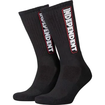 Pánské ponožky independent Ponožky bar logo crew socks black