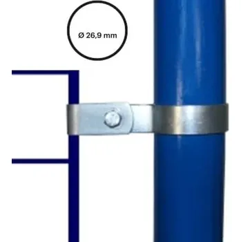 hadicová spona Konstrukční fitinka, spojka ocelových trubek pr. 26,9 mm – jednoduchá spona 170-A27