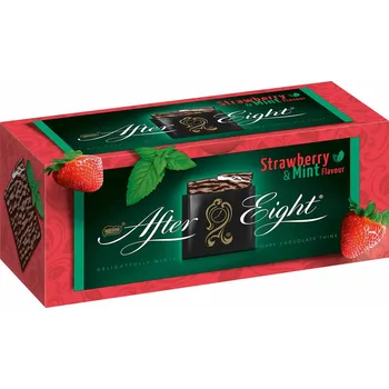 AFTER EIGHT ČOKOLÁDOVÉ PLÁTKY S MÁTOU JAHODA NĚMECKO!