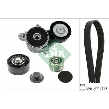 Sada žebrovaných klínových řemenů INA 529 0515 20