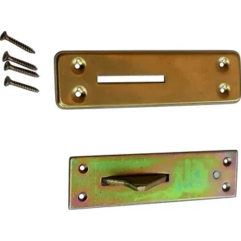 Okenní klika BERNAT MOUNTING BERNAT Okenní záskočka-komplet s krytem Povrchová úprava: starobronz