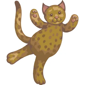 ZUTY Malování podle čísel - PLYŠOVÝ JAGUAR (SUE ELLEN BROWN) Rozměr: 40x50 cm, Rámování: bez rámu a bez vypnutí plátna