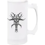 Korbel na pivo - matné sklo s potiskem Korbel Pivo - Temná maska