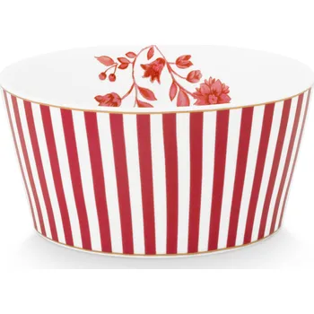 PIP Studio Miska Royal Stripes tmavě růžová 12cm 51.003.226