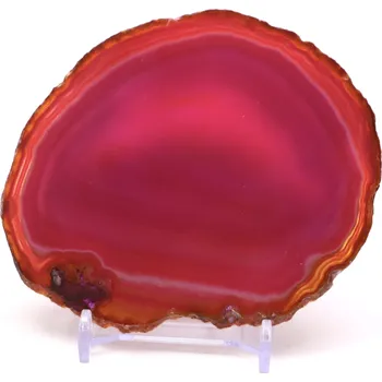 Přírodní kámen Magieprirody.cz Achátový plát velikost 10 cm + stojánek #1632 - Top kvalita