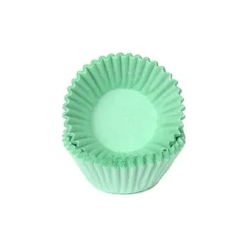 Party dekorace Cukrářské košíčky - Mint ZELENÁ (2,5 x 1,9 cm)