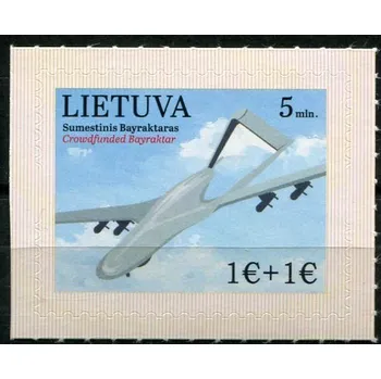 Poštovní známka (2022) MiNr. 1377 ** - Litva - Dron Bayraktar