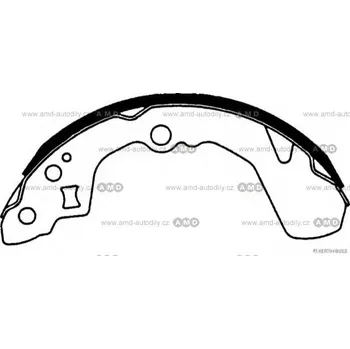 Brzda na kolo Čelisti brzdové STARLINE - SBC06430