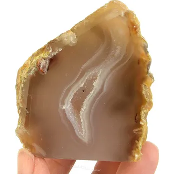 Sběratelství Geoda z achátu s dutinkou z Brazílie 166g