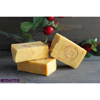 Mýdlo Šípkové mýdlo 100 g (Šípek regeneruje, vyhlazuje, omlazuje, čistí a zjemňuje plet, mýdlo je vyrobené v rodinné mydlárně Mydlitto ® pro krásnou a zdravou pokožku.)