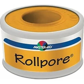 Náplast Master Aid Rollpore cívková fixační náplast 1,25 cm x 5 m