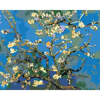 ZUTY Malování podle čísel - JARNÍ KVĚTY Rozměr: 40x50 cm, Rámování: vypnuté plátno na rám