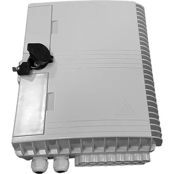 Rozvaděč OEM Optický box venkovní IP65 pro 16 SC simplex (E2000, LC Duplex) FTTH-16SC