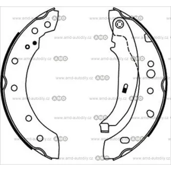 Brzda na kolo Brzdové čelisti - 1849.2737736