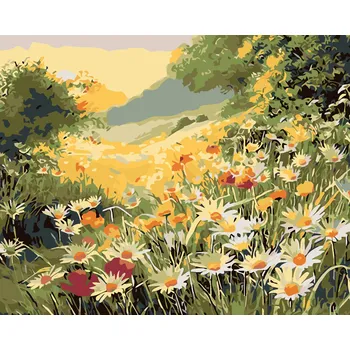 ZUTY Malování podle čísel - LETNÍ LOUKA Rozměr: 40x50 cm, Rámování: bez rámu a bez vypnutí plátna