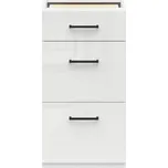 Junona Line Tafla skříňka BBL D3S/40/82, bílá/bílá křída lesk