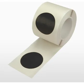 Kojenecký body Podlahové vyznačovací body WT-5226, permanentní – polyester, černá, 50 mm × 25 m