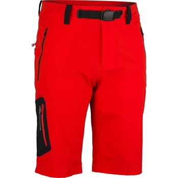 Pánské kraťasy Northfinder Pánské strečové kraťasy CLARK, rudá, L