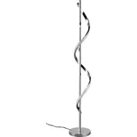 Trio Leuchten R42201106 ISABEL - LED moderní stojací lampa v lesklém chromu, LED 21,5cm, 4000K, 120cm (Moderní stojací lampa se stmívačem na kabelu)