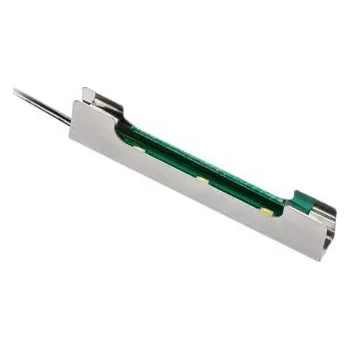 Příslušenství pro LED osvětlení GTV Kovová spona 3xLED modrá pro skleněnou polici 8mm, 0.24W/12V, 2m kabel s mini ampérovým hnojem