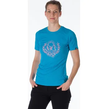 Dámské tričko Northfinder Dámské tričko pohodlné polopřiléhavé MILDRED, modrá, S