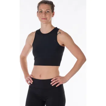 Dámské tričko Northfinder Dámský top sportovní zkrácený NELL, černá, L