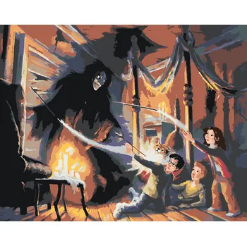 ZUTY Malování podle čísel - SIRIUS BLACK PRVNÍ SETKÁNÍ (HARRY POTTER) Rozměr: 40x50 cm, Rámování: bez rámu a bez vypnutí plátna