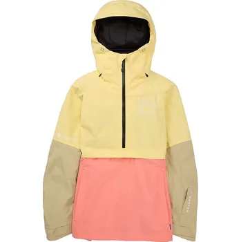 bunda Burton Kimmy Anorak AK 2L Gore-Tex - Buttermilk/Reef Pink/Mushroom XS