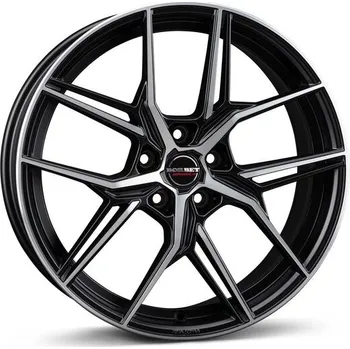 Alu kolo Alu disk Borbet QX 8.5x20, 5x108, 72.5, ET45 black polished matt