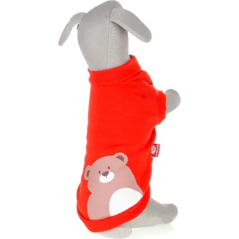 Obleček pro psa Vsepropejska Byron mikina s obrázkem pro psa Barva: Oranžová, Délka zad (cm): 42, Obvod hrudníku: 58 - 62 cm