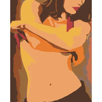 ZUTY Malování podle čísel - POLONAHÁ Rozměr: 40x50 cm, Rámování: bez rámu a bez vypnutí plátna