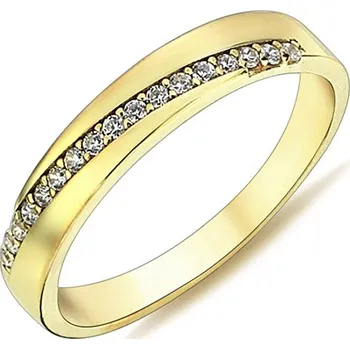 Prsten Lillian Vassago Zlatý prsten se zirkony LLV98-GR044Y Velikost prstenu: 58