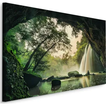 Obraz Plátno Vodopád V Národním Parku Khao Yai V Thajsku Varianta: 30x20