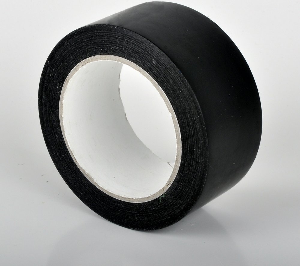 Podlahová páska Standard WT-5160 – PVC, černá, 50 mm × 33 m