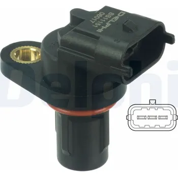 Snímač, poloha vačkového hřídele DELPHI SS11151