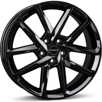Alu kolo Alu disk Borbet N 6.5x16, 4x108, 72.5, ET32 black glossy