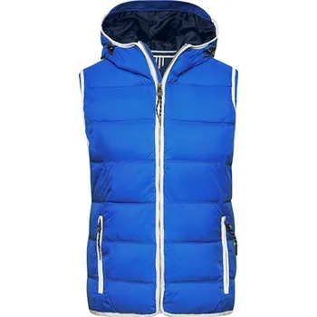 Dámská vesta James&amp;Nicholson Dámská prošívaná vesta JN1075 Nautic Blue-White L