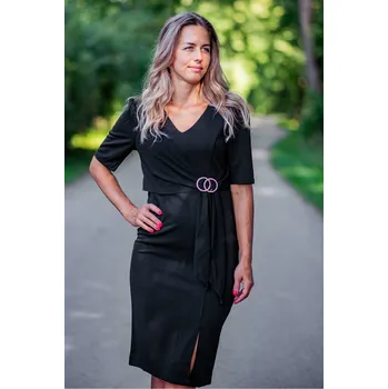 Dámské šaty Šaty Kichic Paris K5735 barva: černá, velikost: M