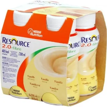 Speciální výživa Resource 2.0 kcal Fibre Vanilkový perorální roztok 4x200ml