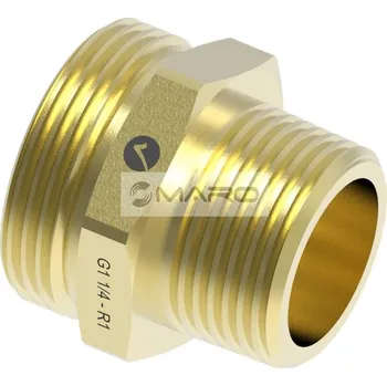 Fitinka Merabell Vsuvka mosazná redukovaná přechodová G5/4" x R1" pro vlnovcovou trubku DN25, M0219