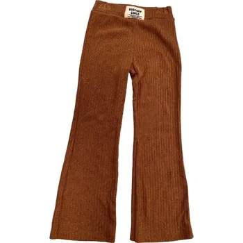 Dívčí legíny made in Italy dívčí módní kalhoty zvonové 23901 rezavé Rozměr: 152