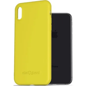 Pouzdro na mobilní telefon AlzaGuard Matte TPU Case pro iPhone X / Xs žlutý